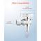 Vevor 10 Pack Angle Stop Valve 1/2 in PEX x 3/8 in OD Compression 1/4 Turn Shut Off Valves, 10PK JF-18 - alternate 5