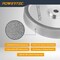 Powertec CBN Grinding Wheel 6 Inch 180 Grit, 1in Wide, 1/2in Arbor - Bench Grinder Sharpening Wheel 15704 - alternate 3