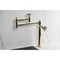 Kingston Brass Deck Mount Pot Filler Faucet with Knurled Handle, Polished Brass KS3702RKX - alternate 2