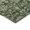 Homeroots 3' X 5' Green Tan And Gray Floral Washable Indoor Outdoor Area Rug 603461 - alternate 4
