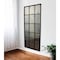 Homeroots 72" Black Metal Framed Full Length Antiqued Glass Hanging Mirror 489208 - alternate 2