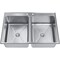 Amgood 16 in. x 20 in. x 12 in. Stainless Steel 2 Compartment Drop-In Sink. NSF AMG SINK DIS S2C-162010-NF-Z - alternate 2