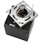 Sunlite LED Black Cube Up And Down Outdoor Light Fixture, 18W 1300 Lmn Color Selectable 30K/40K/50K 81292-SU - alternate 2