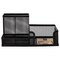 Deli Desk Organizer, Steel, Black, 3 Compartments E9175 - alternate 2