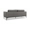 Homeroots 87" Dark Gray Sofa With Black Legs 480930 - alternate 3