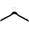 Nahanco 17in Black Rubber Wooden SlimLine Shirt/Dress Hanger, 50PK SL7081750 - alternate 1