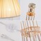 Homeroots 56" Brass LED Light Changing Eiffel Tower Floor Lamp With Ivory Shade 530646 - alternate 2