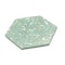 Apollo Tile Amalfi 9x8 in. Mint Green with Copper flecks Glossy Shell, Terrazzo Hexagon Tile, 5PK APLAQT8801HXGRN - alternate 6