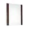 Homeroots 45" Ebony Wood Framed Accent Mirror 282616 - alternate 1