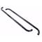 Big Country With Step Pads, 3in Round Bent, Powder Coated, Black, Steel, Without End Caps, Rocker Panel Mount 371231 - alternate 1