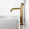 Vigo Cass Single Handle Single-Hole Bathroom Vessel Faucet in Matte Brushed Gold VG03030MG - alternate 4