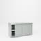 Pucel Cabinet Workbench with Shelf & Door, 60 in W x 34 in H x 28 in D, Gray CS-2860-SD - alternate 1