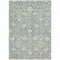 Homeroots 10' X 14' Sky Blue And Beige Floral Washable Indoor Outdoor Area Rug 603454 - alternate 3