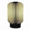 Jonathan Y Banks 8.5" Modern Minimalist Paper Pleated Column Accent LED Table Lamp, Black JYL9102A - alternate 3