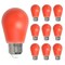 Bulbrite 25-Watt Equivalent Ceramic Red Color S14 Weatherproof Outdoor E26 Medium Base LED Light Bulb, 10PK 862318 - alternate 1