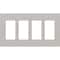 Lutron Designer Wall Plates, Number of Gangs: 4 Satin Finish, Taupe SC-4-TP - alternate 1