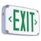 Compass Exit Sign, Silver, 1 Face(s), LED, Universal Mount, Nickel Cadmium CEWSRE - alternate 2