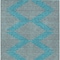 Homeroots 3' X 5' Teal Blue And Pink Geometric Washable Indoor Outdoor Area Rug 598788 - alternate 4
