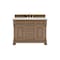 James Martin Vanities Brookfield 48 in. Single Vanity, Pecan w/ 3 CM Ethereal Noctis Silestone Top 547-V48-PCN-3ENC - alternate 1