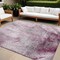 Homeroots 10' X 14' Pink Abstract Washable Non Skid Indoor Outdoor Area Rug 559603 - alternate 1