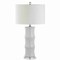 Jonathan Y Tiki 26.5 in. Ceramic LED Table Lamp, White JYL3015C - alternate 2