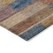 Homeroots 8' X 10' Beige Blue And Gold Striped Washable Indoor Outdoor Area Rug 615467 - alternate 5