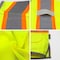 Dome75 Hi-Vis Short Sleeve Safety Vest 2X/3X Class ANSI/ISEA 107-2020 Class 3 , Reinforced Front Zipper DV2533 - alternate 4