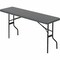 Iceberg IndestrucTable Classic Folding Table, Platinum Top, 18 in W x 72 in L x 29 in H 65367 - alternate 1