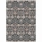 Homeroots 8' X 10' Black Brown And Beige Floral Washable Indoor Outdoor Area Rug 605416 - alternate 4