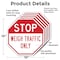 Signmission Stop Weigh Traffic Only, 10 inch X 10 inch, Aluminum Metal Signs, 5PK OC-A-5Pack-10-283 - alternate 2