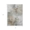 Homeroots 8' X 10' Ivory Gray And Khaki Abstract Washable Indoor Outdoor Area Rug 616835 - alternate 3