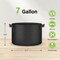Ipower HealSmart Plant Grow Bags 7 Gallon, Tomoato Planter Pots with Handles, Black 2024 Version, 5PK GLGROWBAG7X5BLKV5 - alternate 3