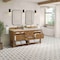 James Martin Vanities Malibu 72" Double Vanity, Amber Birch, w/ 3 CM Siberian Silestone Top 505-V72-AMB-3SFR - alternate 3