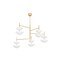 Corbett Lighting Corbin 36 in. Chandelier Vintage Brass 482-37-VB - alternate 4
