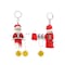 Lego Classic Plastic Red/White Santa Keychain w/LED Light KE189H - alternate 2