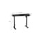 Homeroots Adjustable Black Wood and Stainless Steel Standing Desk 723774 - alternate 4