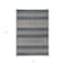Homeroots 8' Runner Blue and Gray Striped Stain Resistant Indoor Outdoor Runner Rug 531643 - alternate 4