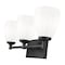 Z-Lite Oren 3-Light Vanity, 24 in W, Matte Black 7004-3V-MB - alternate 3