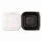 Karat Polypropylene Plastic Hinged Container, 9 x 9 x 3, Black/Clear, Plastic, 150PK FP-PHC99PP-1C - alternate 3