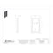 Steel City Box Cover, Floor Box Type, 1 Gang, PVC 664-CST-SW-BLK - alternate 3