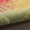 Homeroots 8' X 10' Orange Yellow Red Blue And Green Palm Leaf Indoor Outdoor Area Rug 550358 - alternate 3