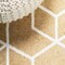 Jonathan Y Tumbling Blocks Modern Geometric Gold/White 3 ft. x 5 ft. Area Rug SEU101E-3 - alternate 3