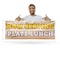 Signmission Now Serving Plate Lunch, 18 Inch x 48 Inch, Vinyl Banner B-30766 - alternate 3