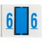 Smead Label, Bccrn, Endtab, "6", Blue Pk SMD67376 - alternate 2