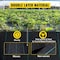 Vevor 4' x 300' Woven Weed Barrier Landscape Fabric Ground Cover Black 5.8oz VV-FCB-PE 4*300FT 5.8OZ - alternate 2