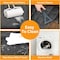 Simple Deluxe Dog Car Seat Cover with Mesh Window and 3 Storage Pocket, Convenient Installation, Universal Size D PTCOVRCARSEATXLBLK - alternate 2