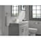 Delta SANDOVER Series Centerset Bathroom Faucet, Spotshield Brushed Nickel, 6-5/16 in Plate Size, 5-1/16 in 25748LF-SP - alternate 2