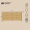 Manhattan Comfort Park 68in Dresser in Natural (6-Drawer) DR1526-1 - alternate 3