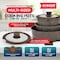 Bakken- Swiss Kitchen Cookware Set, Nonstick Granite Coating, Pots and Pans with Handles and Tempered Glass Lids BKCWSTK15BRWN - alternate 3