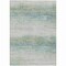 Homeroots 5' X 8' Linen Striped Washable Indoor Outdoor Area Rug 608480 - alternate 2
